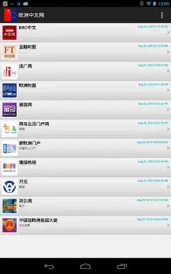 欧洲中文网集合 Chinese In Europe android App screenshot 7